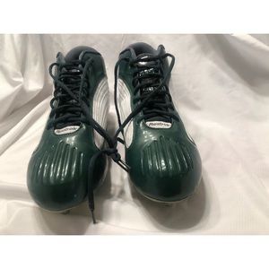 Mens Reebok NFL Sz 15 Gre/Wht Cleats RB407KTS20
